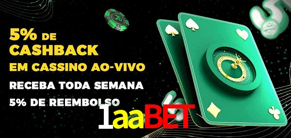 Promoções do cassino ao Vivo 1aabet
